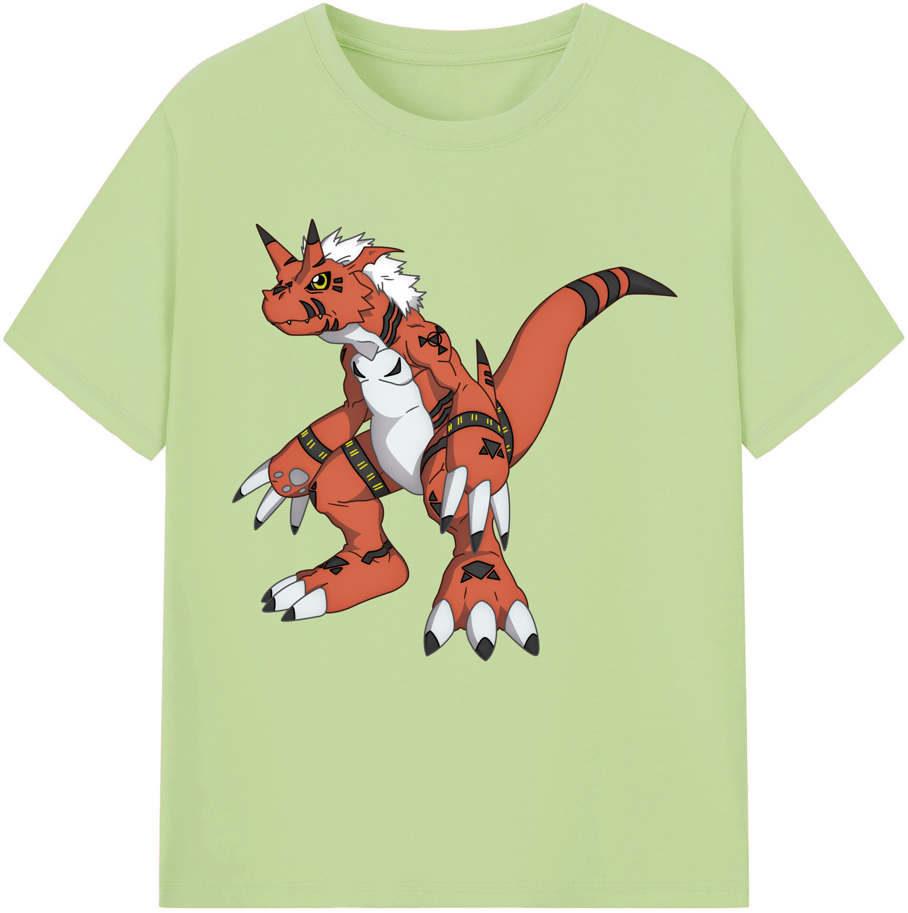 （画像用） Digimon デジタルモンスター/デジモン 綿100％半袖Tシャツ（フロントプリント）